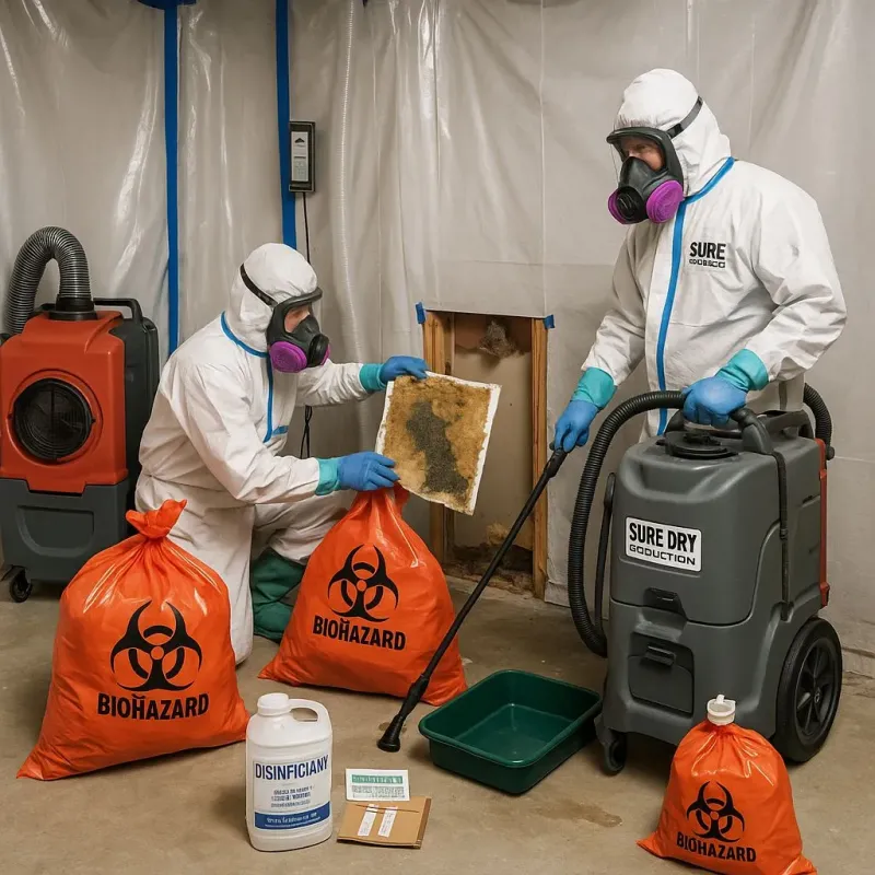 Contaminated Water Handling Protocols process in Conrad, IA