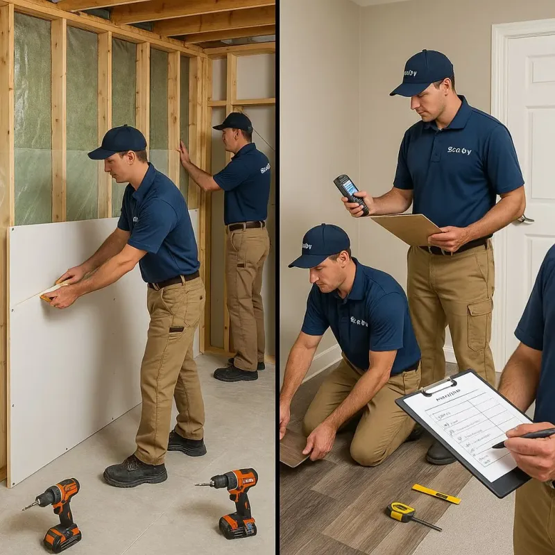 Repairs and Reconstruction process in Conrad, IA