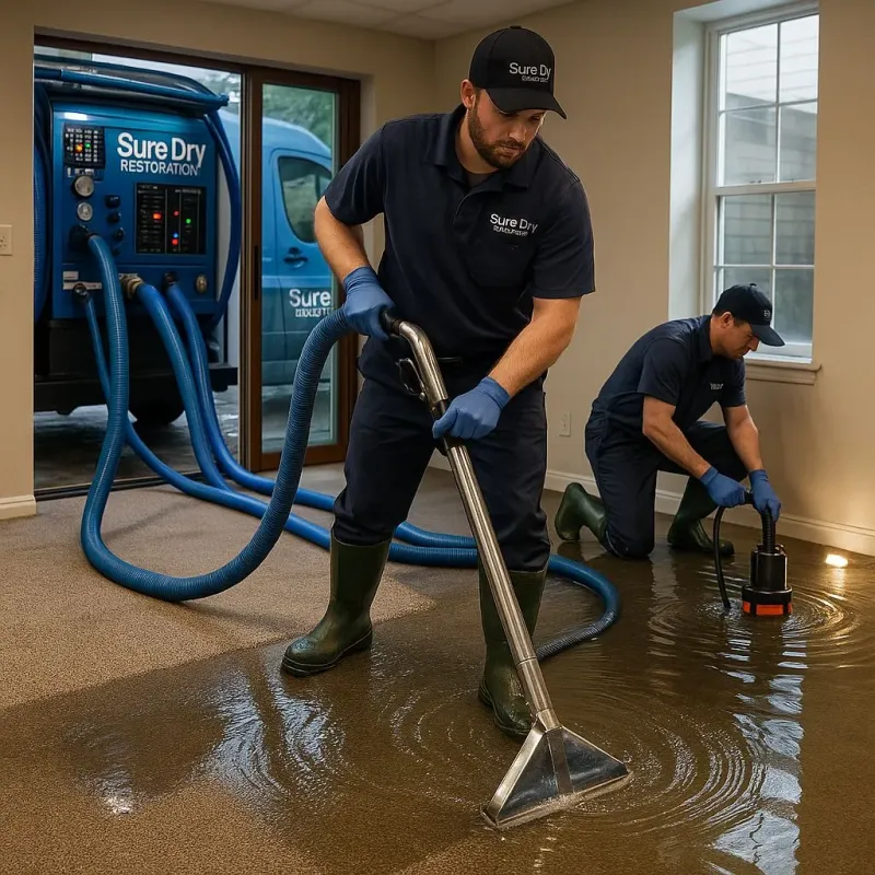 Water Extraction and Removal process in Conrad, IA